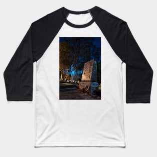 A Werewolf in the Graveyard Baseball T-Shirt